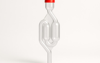 Barboteur fermentation avec bouchon